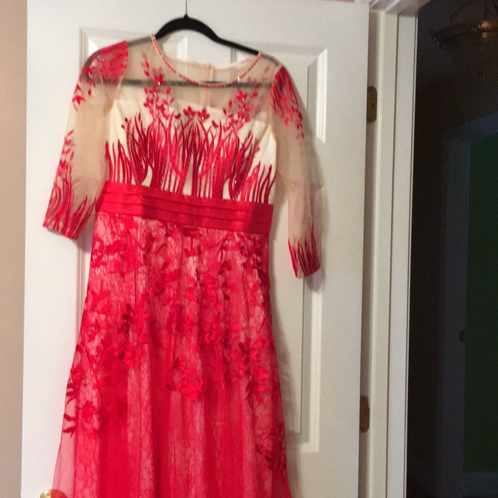 Ankle length dress for the holidays or evening